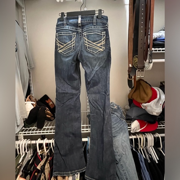 Ariat women’s boot cut jeans size 26 regular perfect rise - Picture 2 of 5